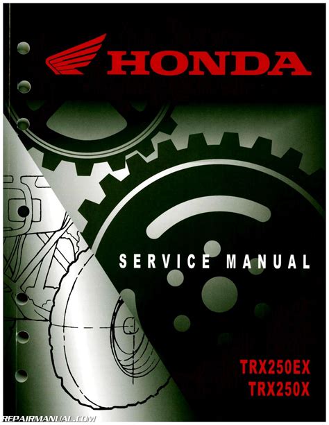 Honda Trx250 Ex 2007 Service Repair Manual Download