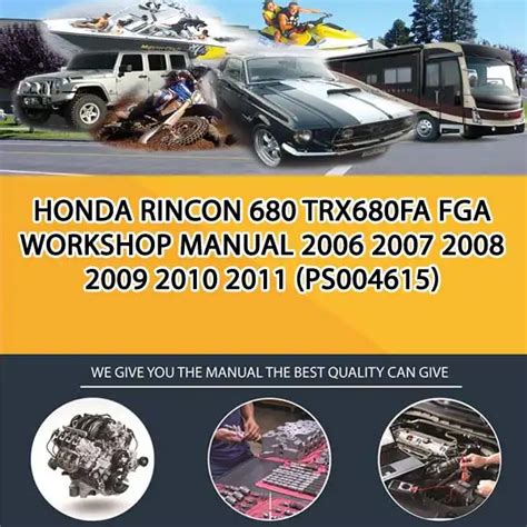 Honda Trx680 Fa 2007 Service Repair Manual