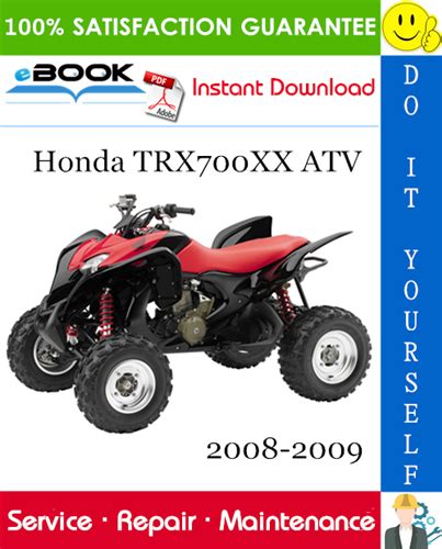 Honda Trx700xx 2008 2009 Service Repair Manual Download