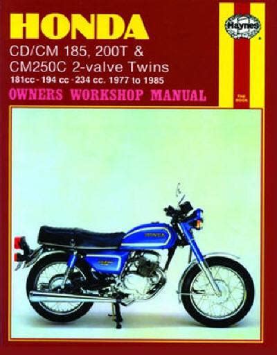 Honda Twinstar Cm 185 200 250 Service Repair Manual 1978 1984