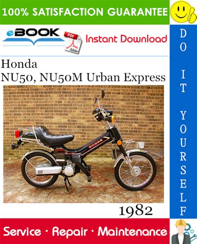 Honda Urban Express Nu50 Nu50m Full Service Repair Manual 1982 1984