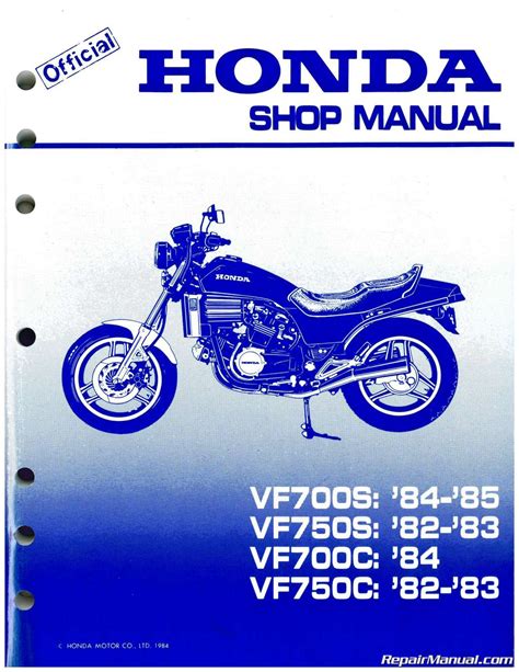 Honda V45 Sabre V45 Magna Full Service Repair Manual 1982 1985