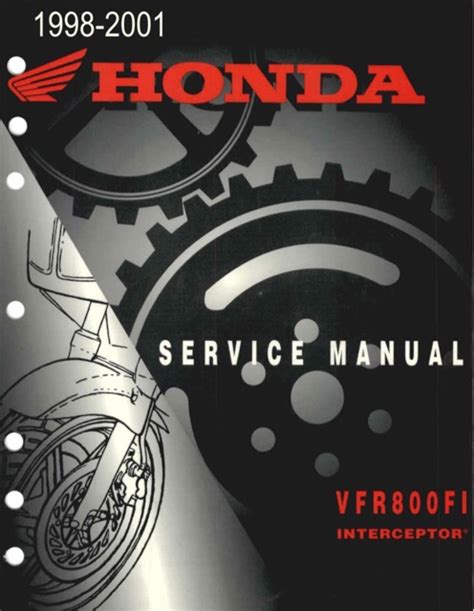 Honda Vfr800 Service Manual Interceptor Vfr800fi Repair