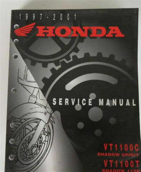 Honda Vt1100c Vt1100t Shadow Spirit Ace Tourer Service Repair Workshop Manual 1997 2003