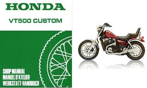 Honda Vt500 Custom 1983 Service Repair Manual Manual D Lsquo Atelier Werkstatt Handbuch