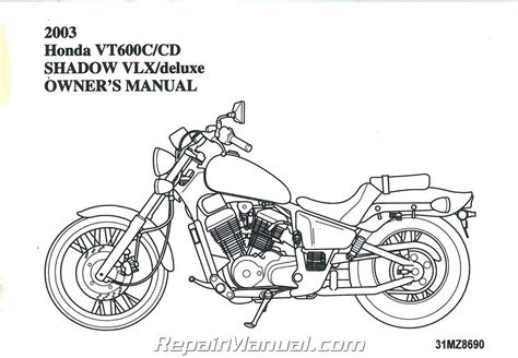 Honda Vt600 Vlx600 Service Repair Pdf Manual Download 1995 2003