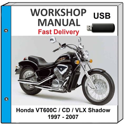 Honda Vt600c Shadow Service Repair Workshop Manual 1988 2006