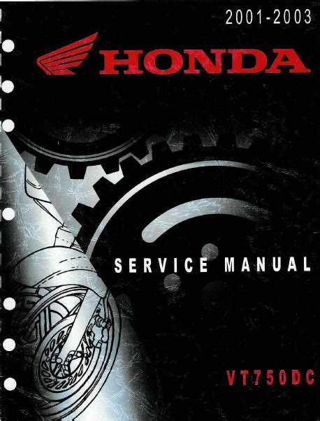 Honda Vt750 Black Widow Service Repair Manual 2001 2003
