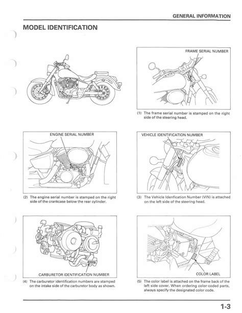 Honda Vt750 Shadow 750 Ace Service Repair Manual 1998 2003