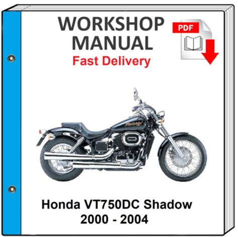 Honda Vt750dc Service Repair Workshop Manual 2001 2003