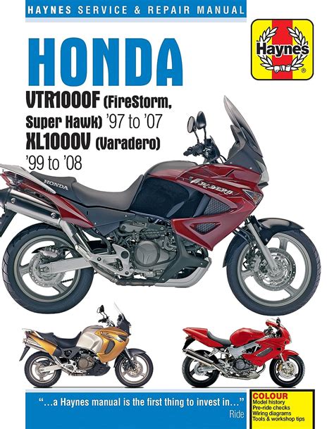 Honda Vtr1000f Firestorm Superhawk 1997 2005 Service Manual