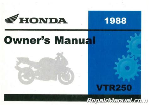 Honda Vtr250 1988 1990 Bike Repair Service Manual