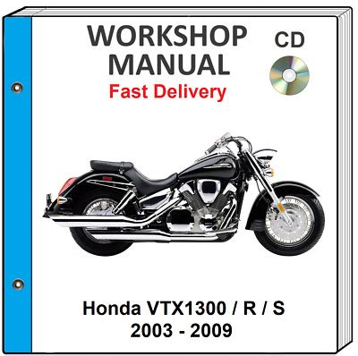 Honda Vtx1300 Service Repair Workshop Manual 2003 2004