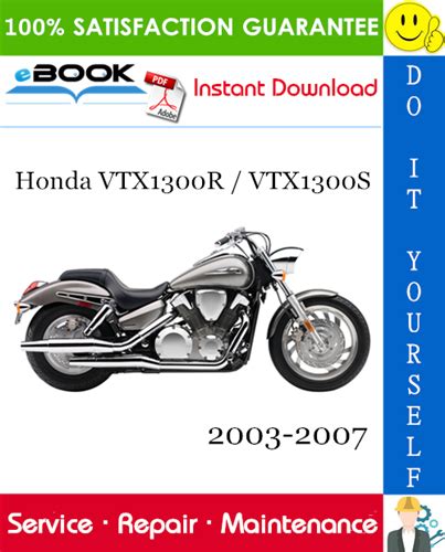 Honda Vtx1300s Vtx1300r Service Repair Manual Pdf 02 06