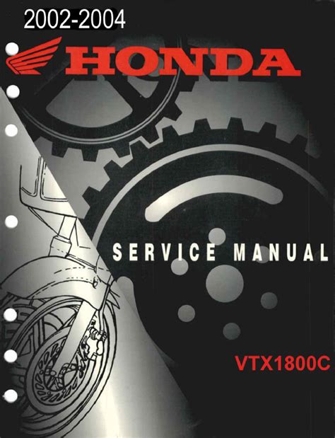 Honda Vtx1800c Service Repair Workshop Manual Download 02 04