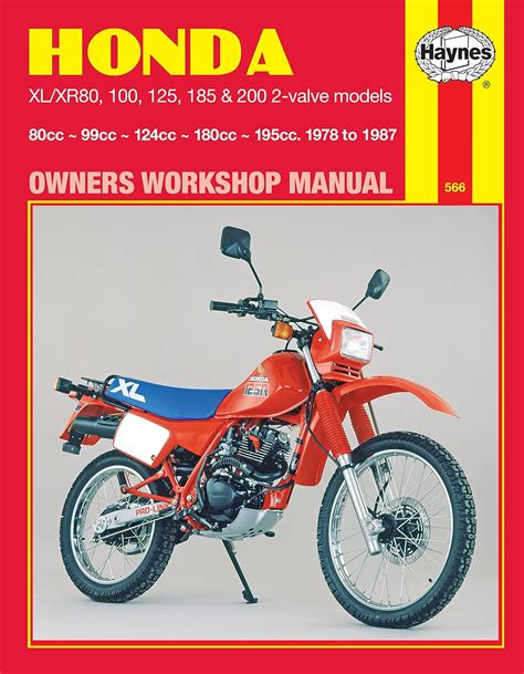 Honda Xl Xr 125 200 Service Repair Manual Download 1980 1988