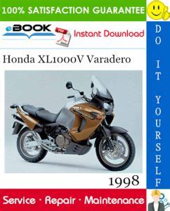 Honda Xl1000v Varadero Service Repair Manual 1998 2008