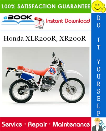 Honda Xlr200r Xr200r Motorcycle Service Repair Manual Download