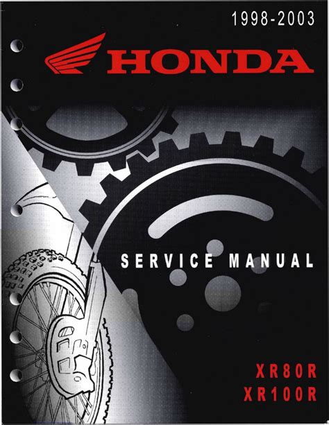 Honda Xr100r 1998 Service Repair Manual