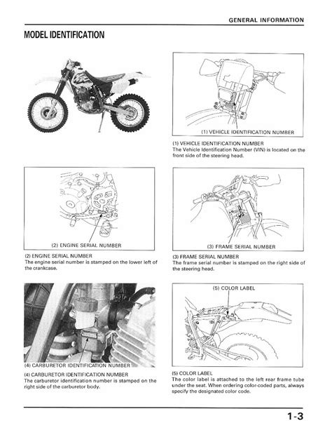 Honda Xr400r Service Manual 1996 2003