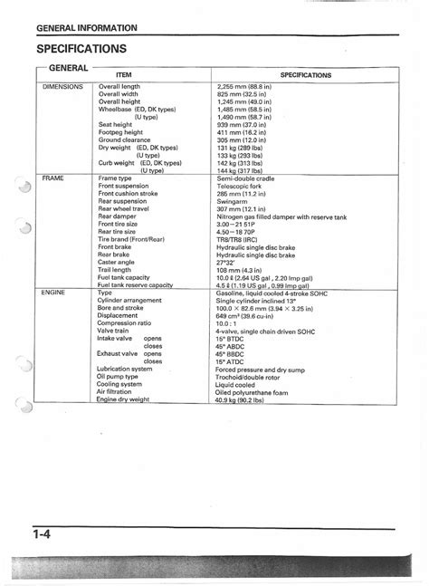 Honda Xr650r Full Service Repair Manual 2000 2002