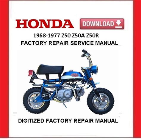 Honda Z50 Service Repair Manual Pdf 70 On