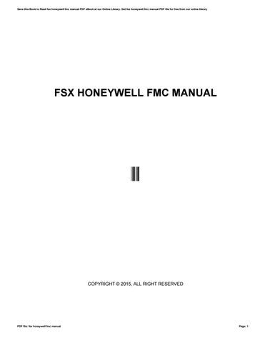Honeywell Fmc Electronic Manual