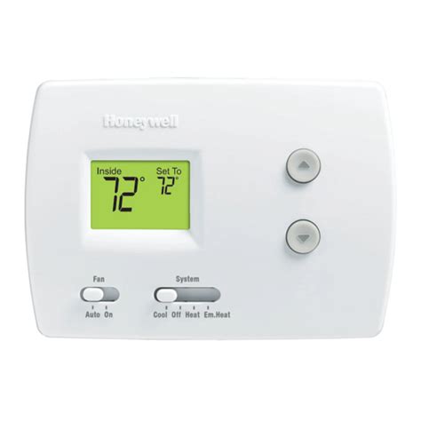 Honeywell Pro 3000 Non Programmable Thermostat Manual