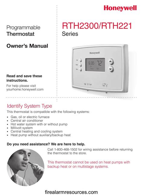 Honeywell Programmable Thermostat Service Manual