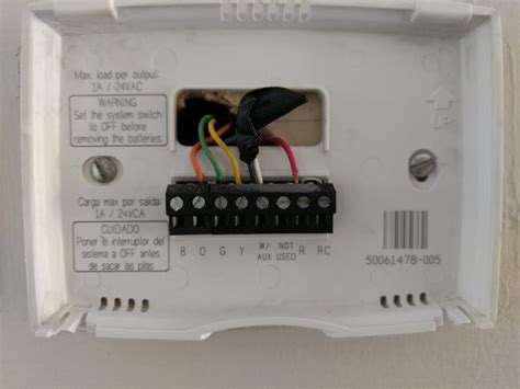 Honeywell Rth2410b Thermostat Wiring Problems