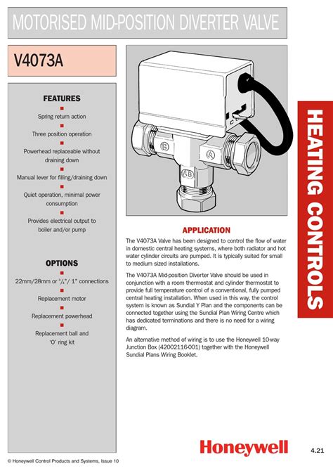 Honeywell V8043f Wiring Diagram