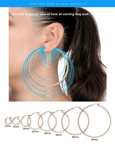 Hoop Earring Size Chart Mm