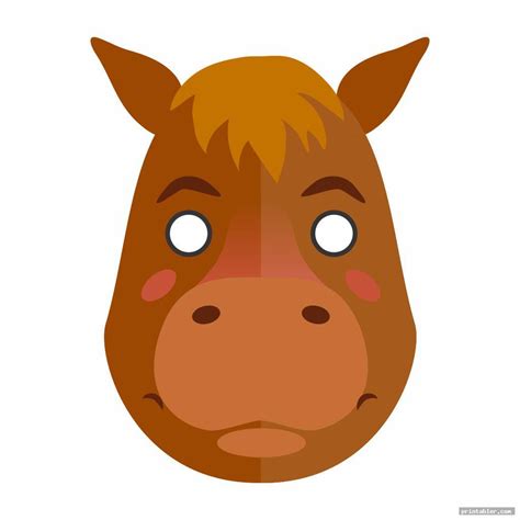 Horse Mask Printable