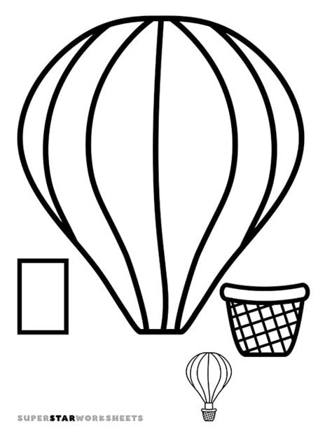 Hot Air Ballon Template