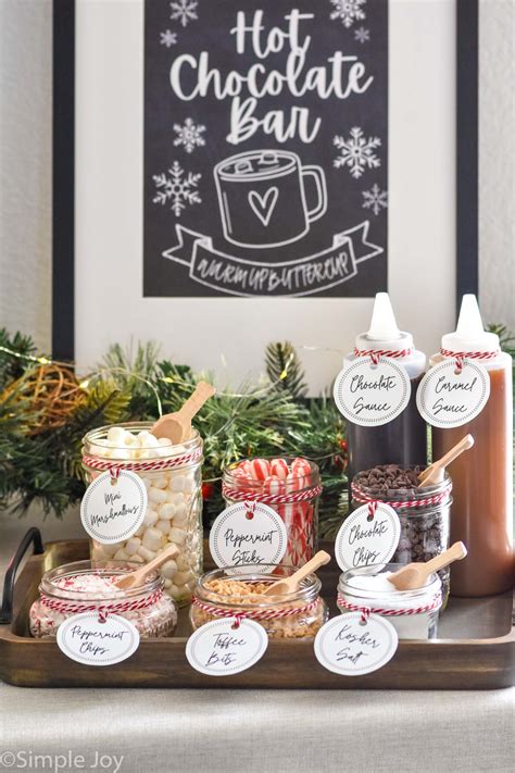 Hot Cocoa Bar Printables