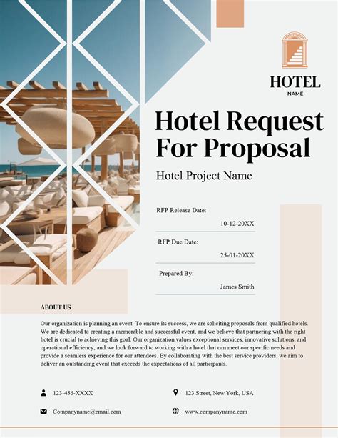 Hotel Request For Proposal Template