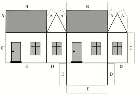 House Cut Out Template