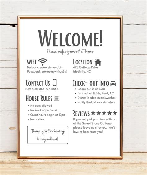 House Rules For Airbnb Template
