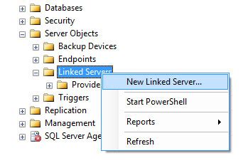 How To Add New Catalog To Linked Server