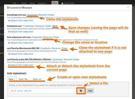 How To Add Printable Stylesheets For All Pages