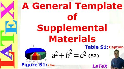 How To Add Supplementary Material To Tex Template
