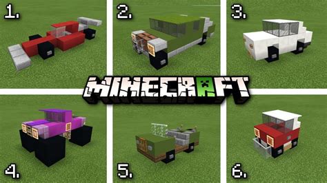 How To Build Minecraft Cars