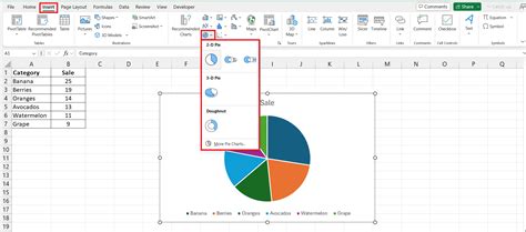 How To Create A Pie Chart In Excel With Numbers