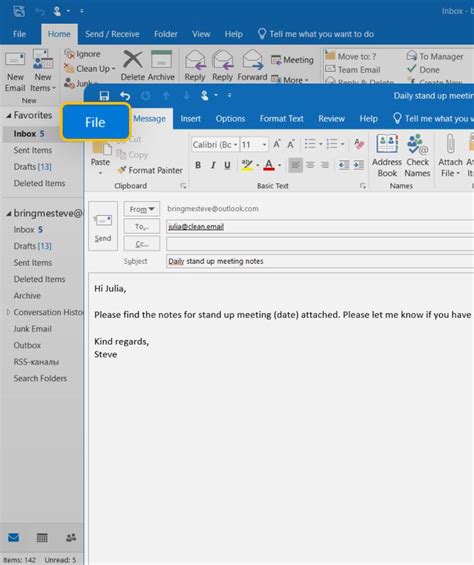 How To Create A Template Email In Outlook