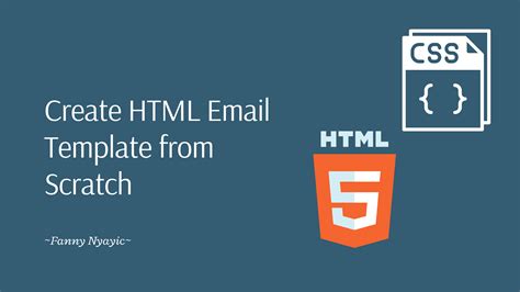 How To Create An Html Email Template