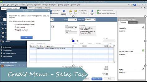 How To Create Credit Memo Template In Quickbooks Online