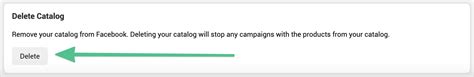 How To Delete Catalog From Facebook Sho