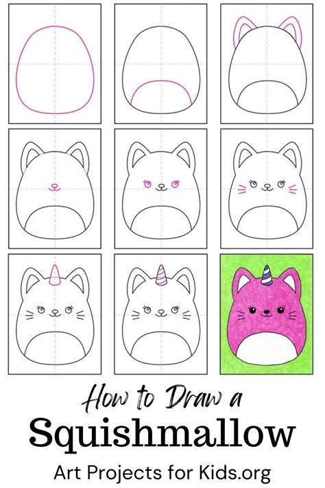 How To Draw A Squishmallow