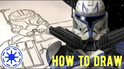 How To Draw Commander Rex