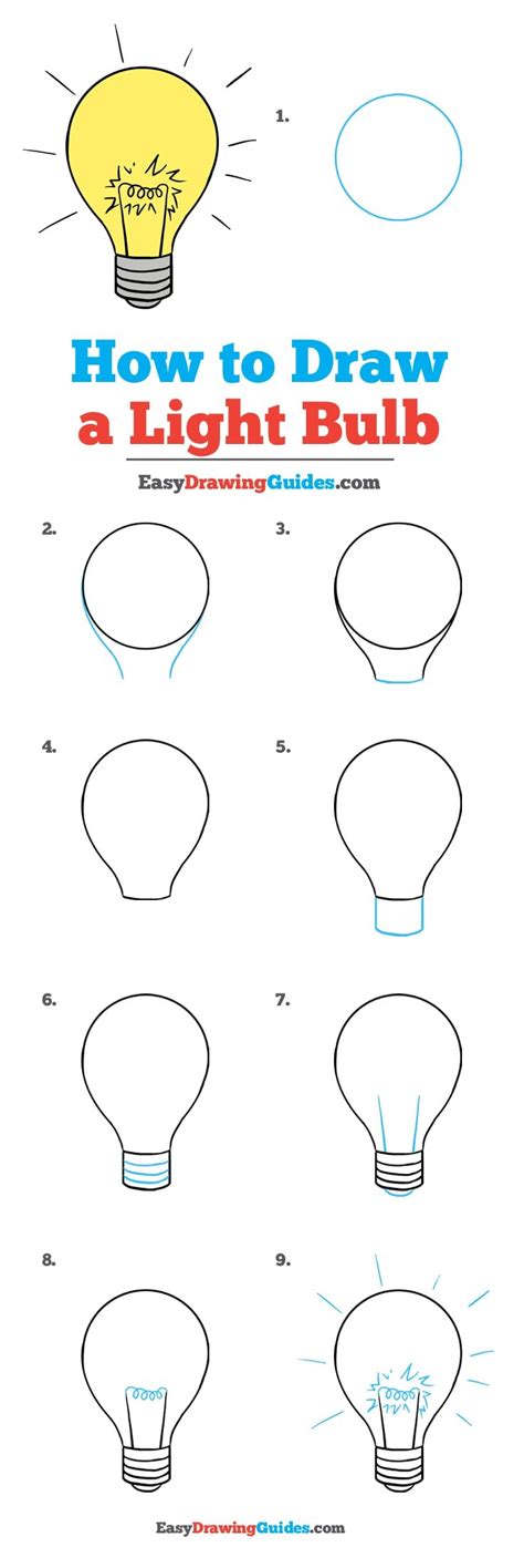 How To Draw Light Bulb